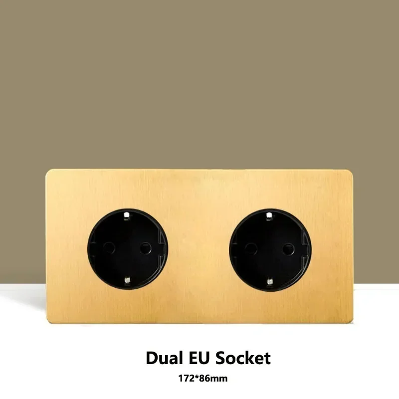 Home Improvement Years - Wall Light Toggle Switch Gold Stainless