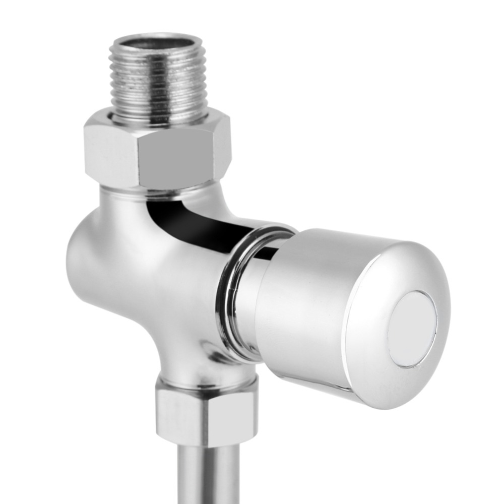 Toilet Flush Valve - Button Type​ Urinal Flush Valve​ Bath