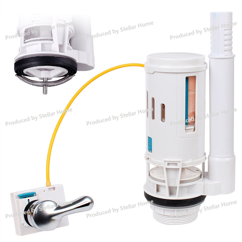 Toilet Flush Valve - Front Wrench Type Wire Control Side