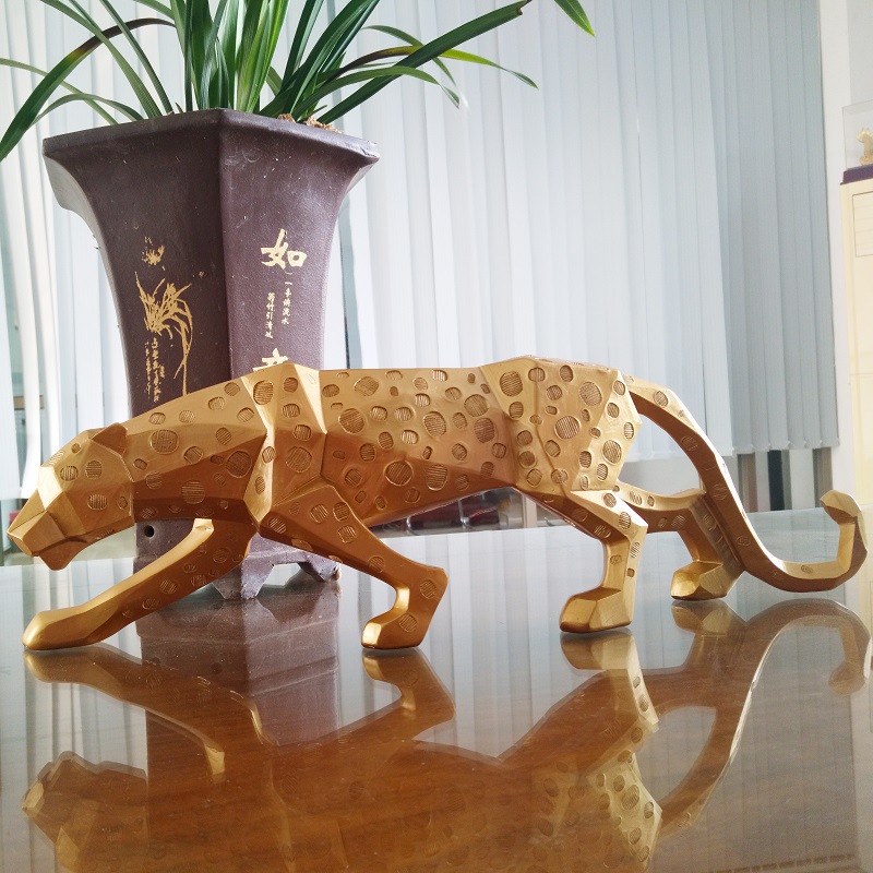 Home Improvement Years - Resin Crafts Leopard Nordic Style Geometric
