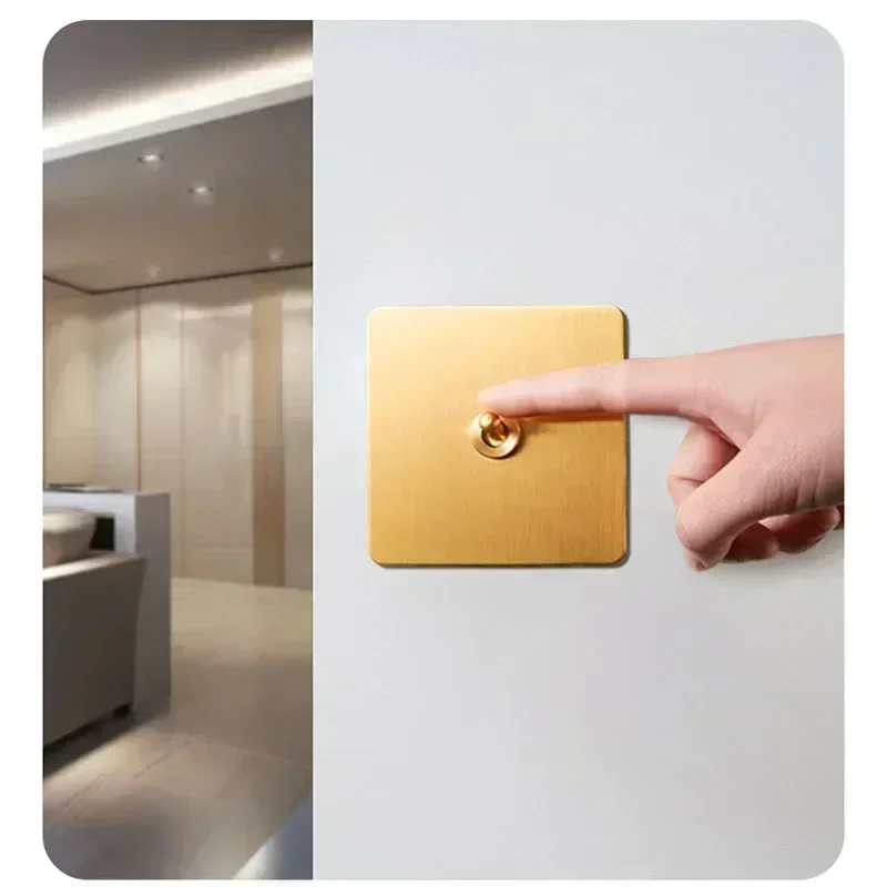 Wall Light Toggle Switch Gold  - огляд і ціна Home Improvement Years
