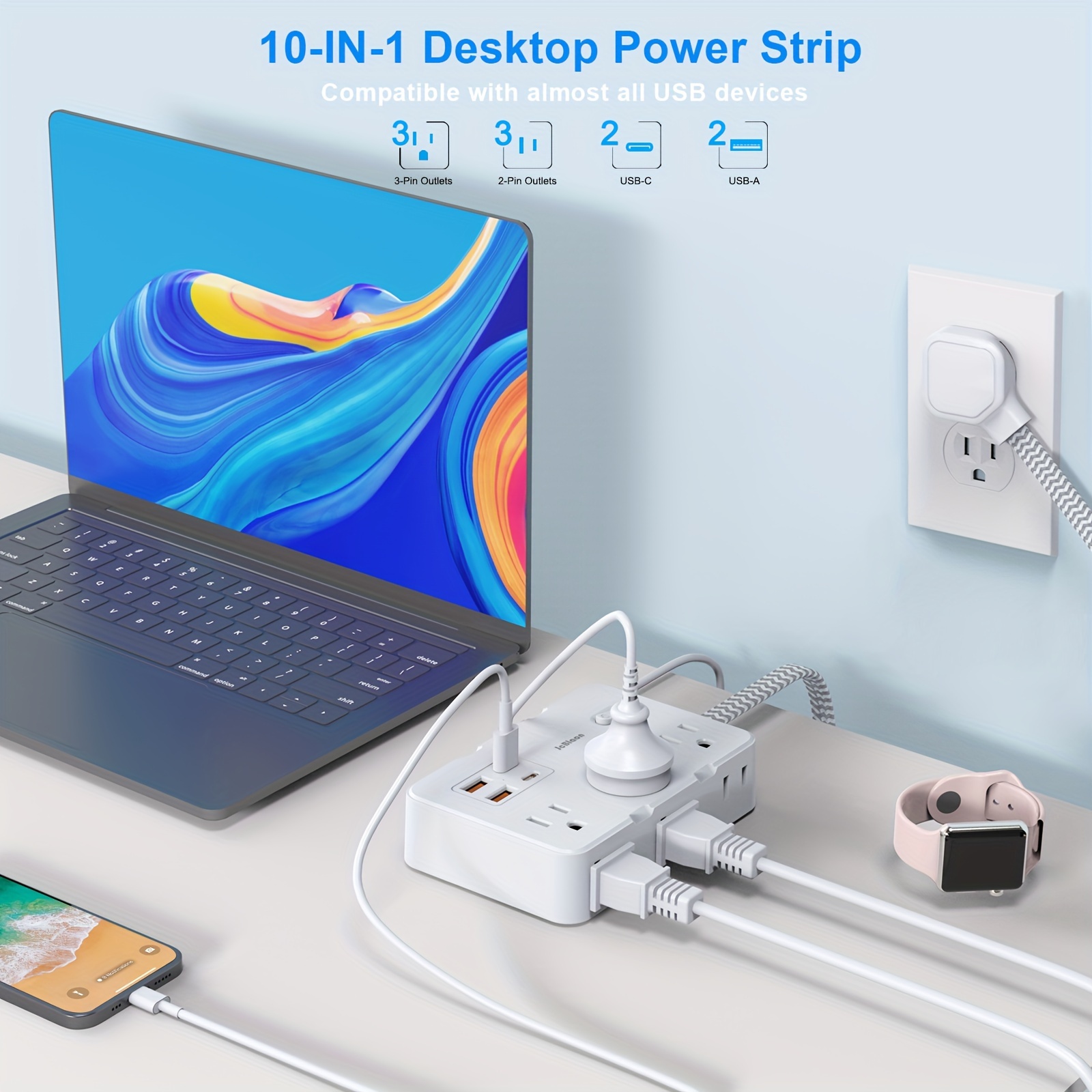 US Plug AC Outlet Multiprise P - огляд і ціна Home Improvement Outlet