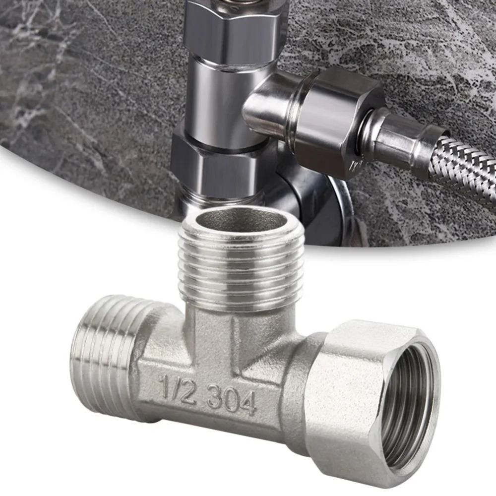 G1/2 Stainless Steel T Adapter - огляд і ціна Toilet Flush Valve