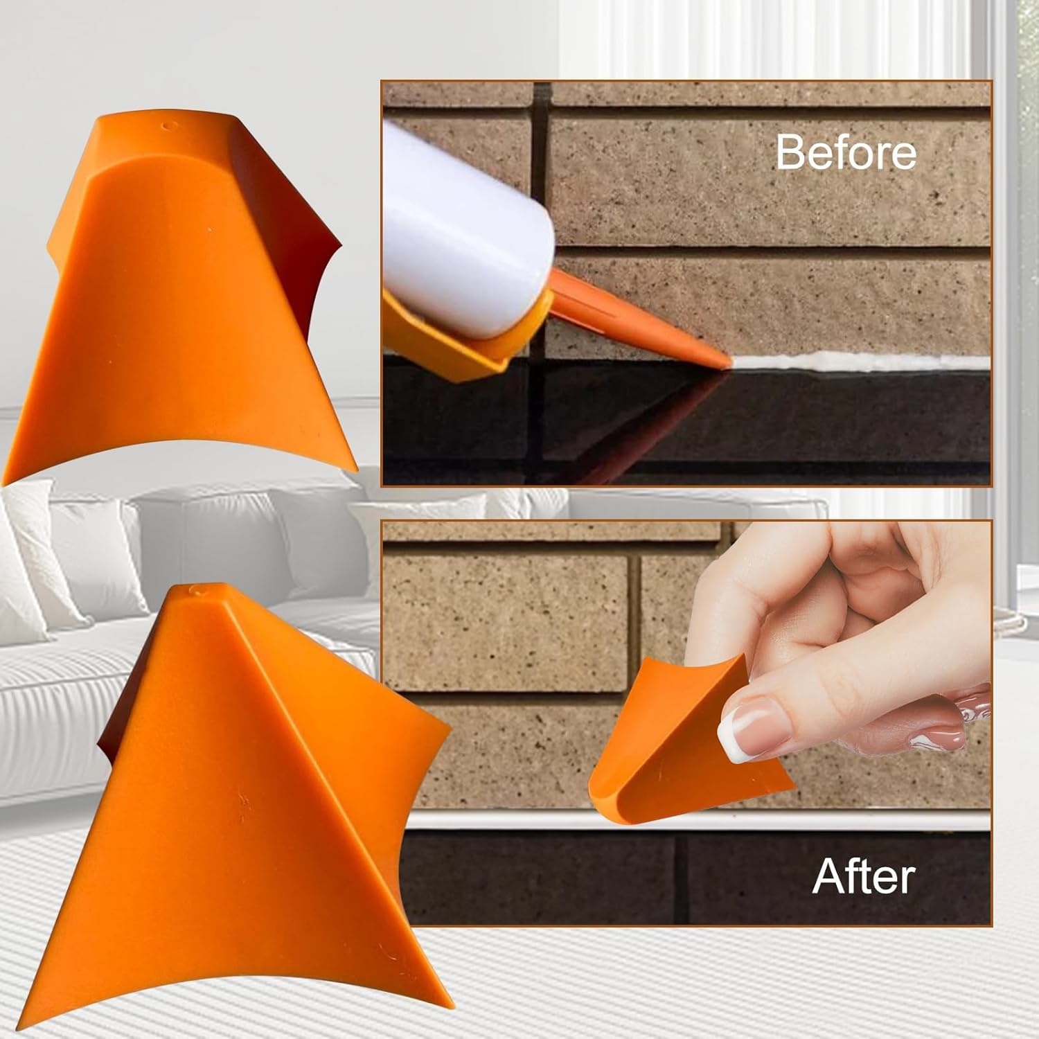 2 PCS Silicone Seam Tool Silic - огляд і ціна Bathroom Caulk Siliconized