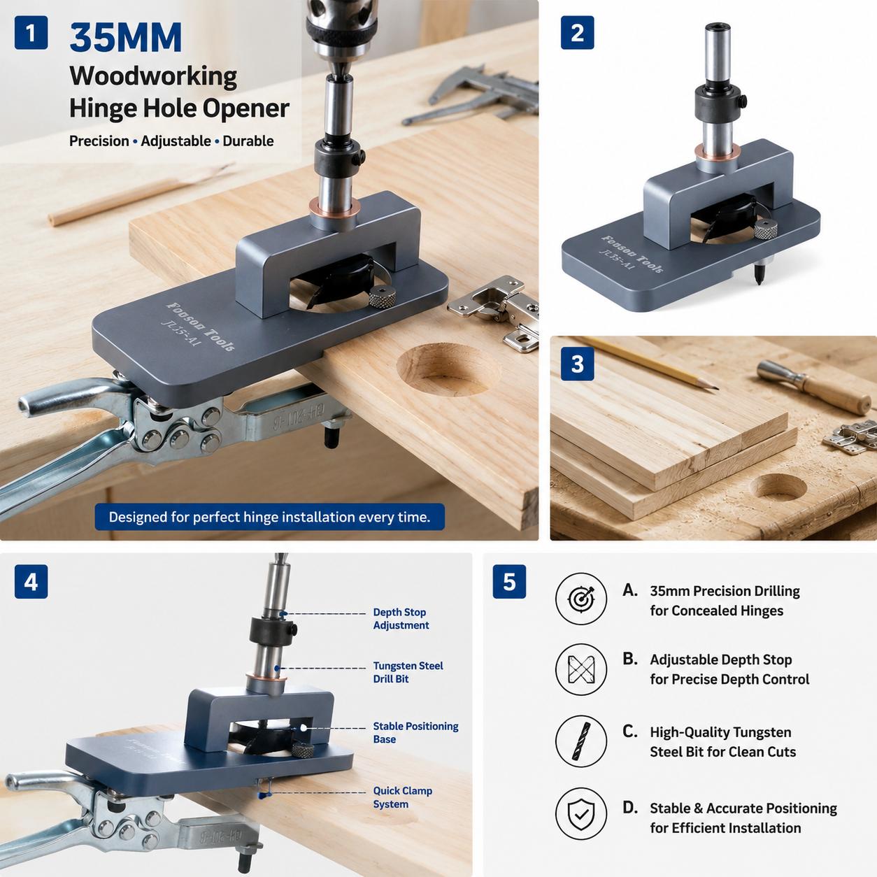 Adjustable Depth Woodworking D - огляд і ціна Home Improvement Guide
