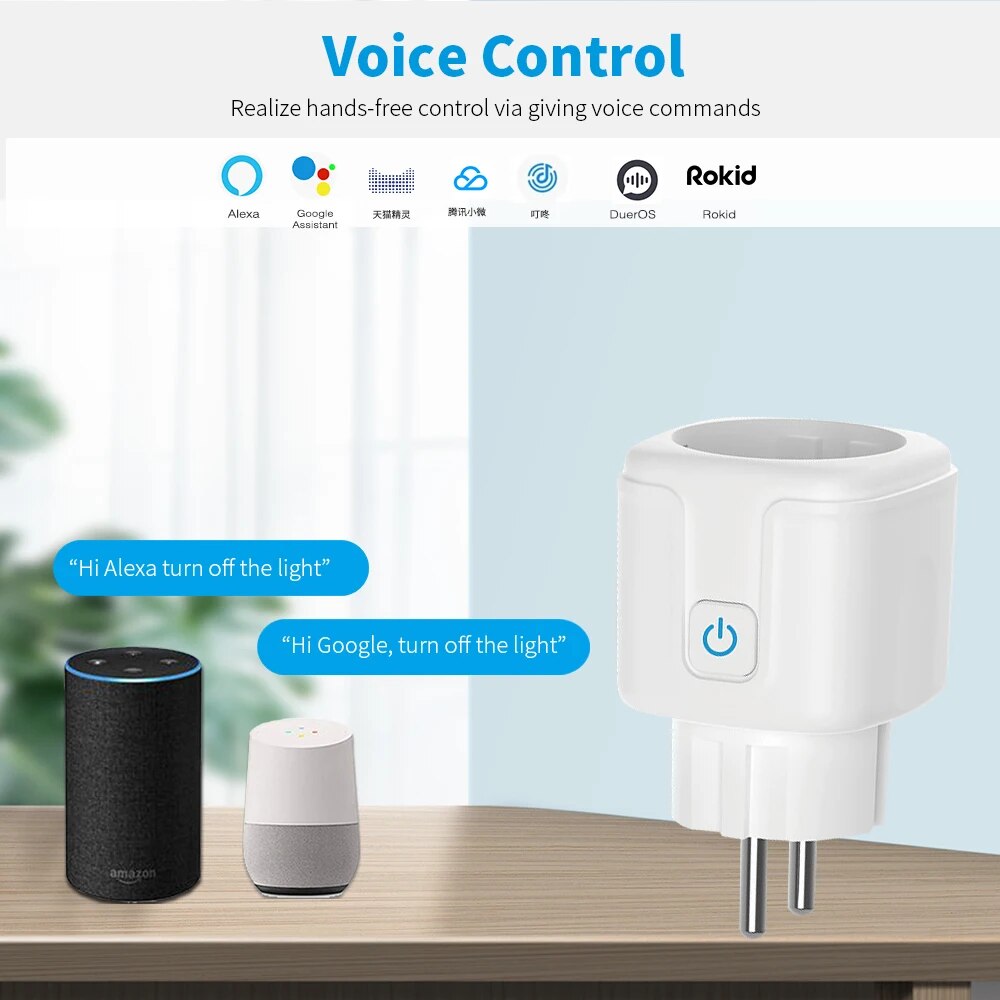 Smart EU Socket WiFi 20A EU Pl - огляд і ціна Home Improvement Outlet