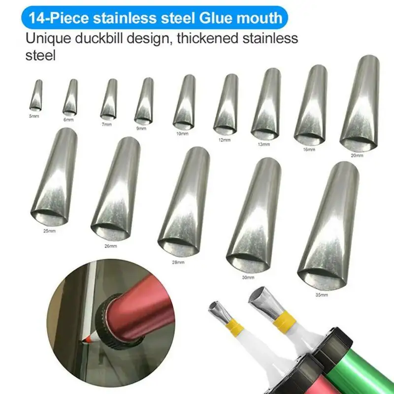 14PCS Stainless Steel Caulk No - огляд і ціна Bathroom Caulk Siliconized