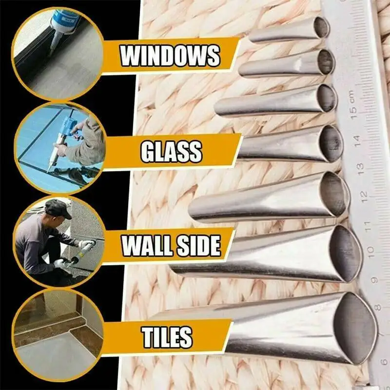 14PCS Stainless Steel Caulk No - огляд і ціна Bathroom Caulk Siliconized