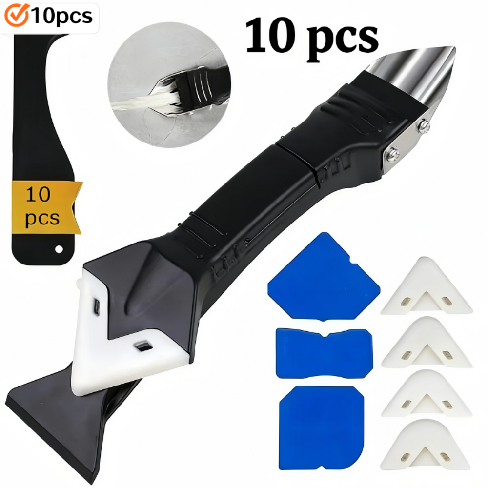 10 PCS Silicone Caulking Tools - огляд і ціна Bathroom Caulk Siliconized