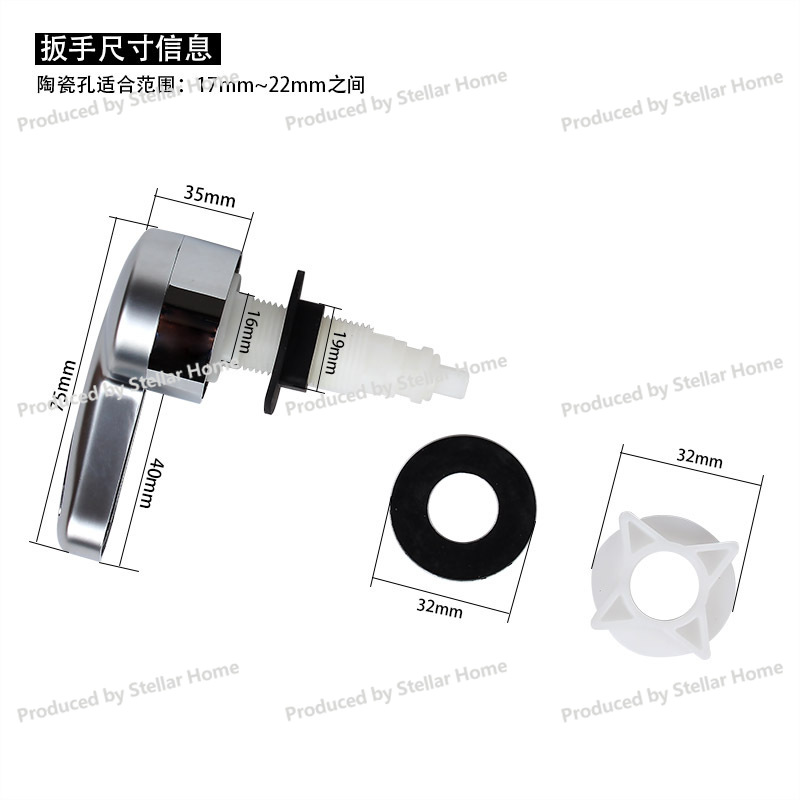 Front Wrench Type Wire Control - огляд і ціна Toilet Flush Valve