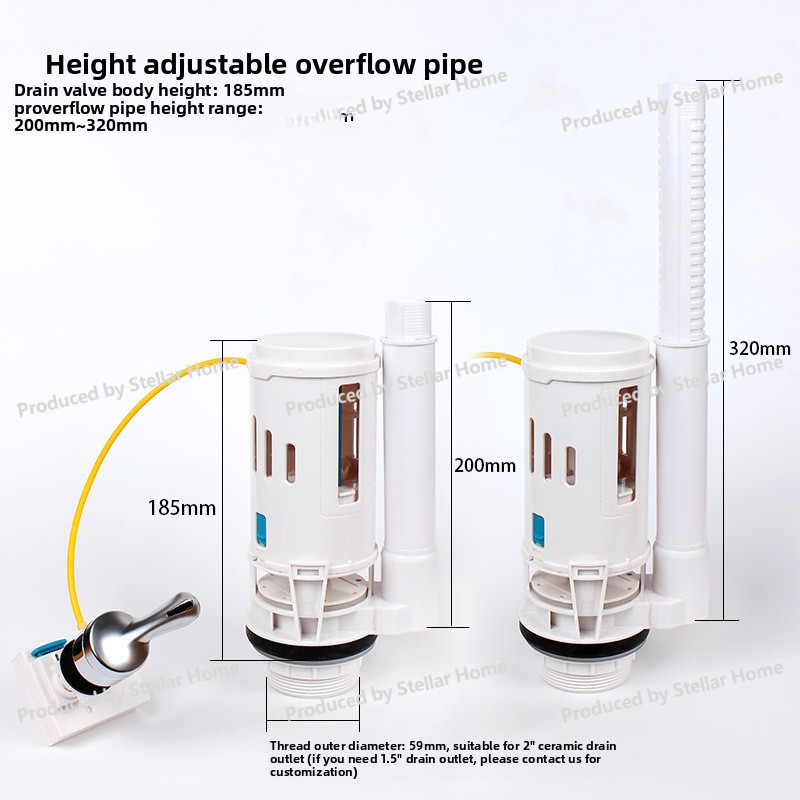 Front Wrench Type Wire Control - огляд і ціна Toilet Flush Valve