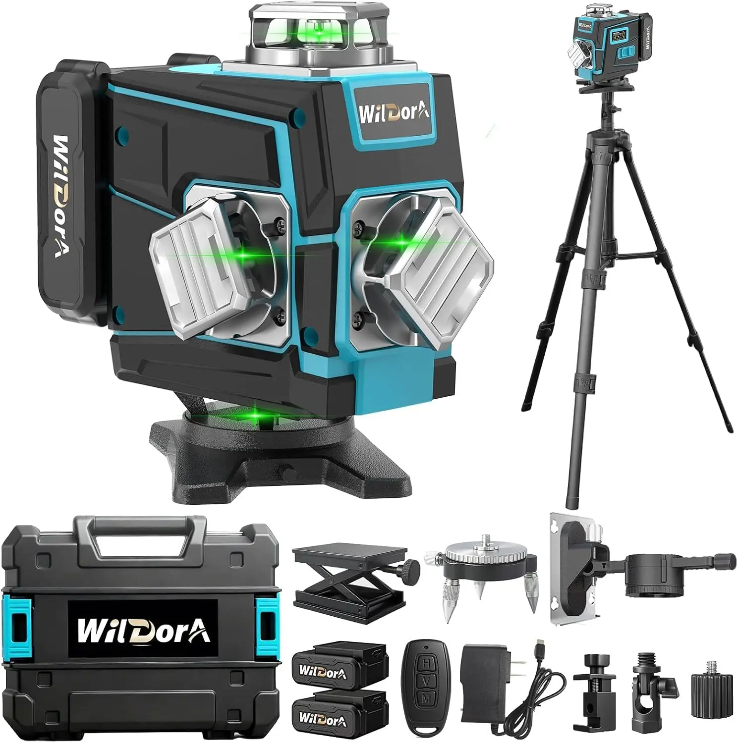 Laser Level with Tripod, 4x360 - огляд і ціна Level Laser Line