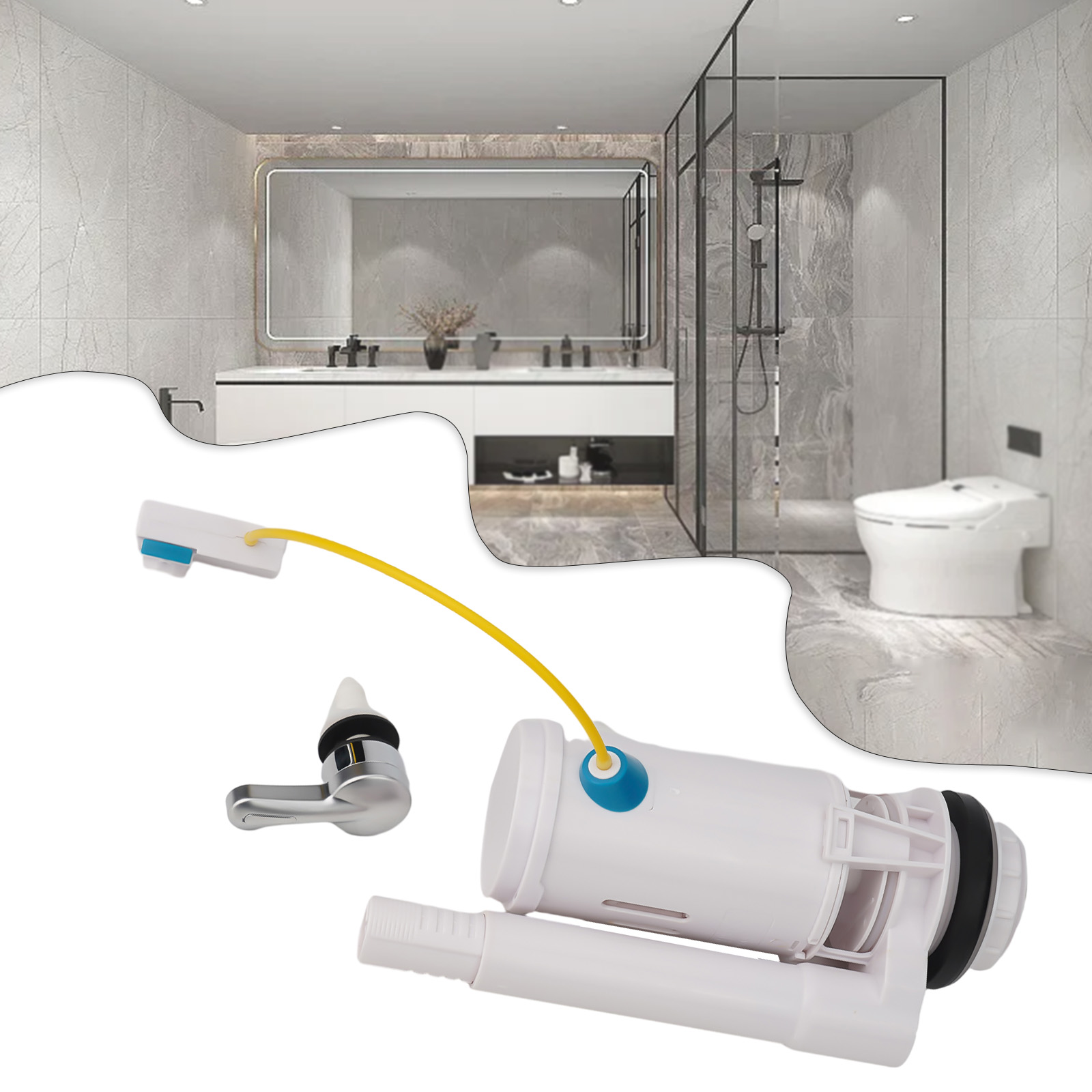 Control Dual Flush Valve Plast - огляд і ціна Toilet Flush Valve