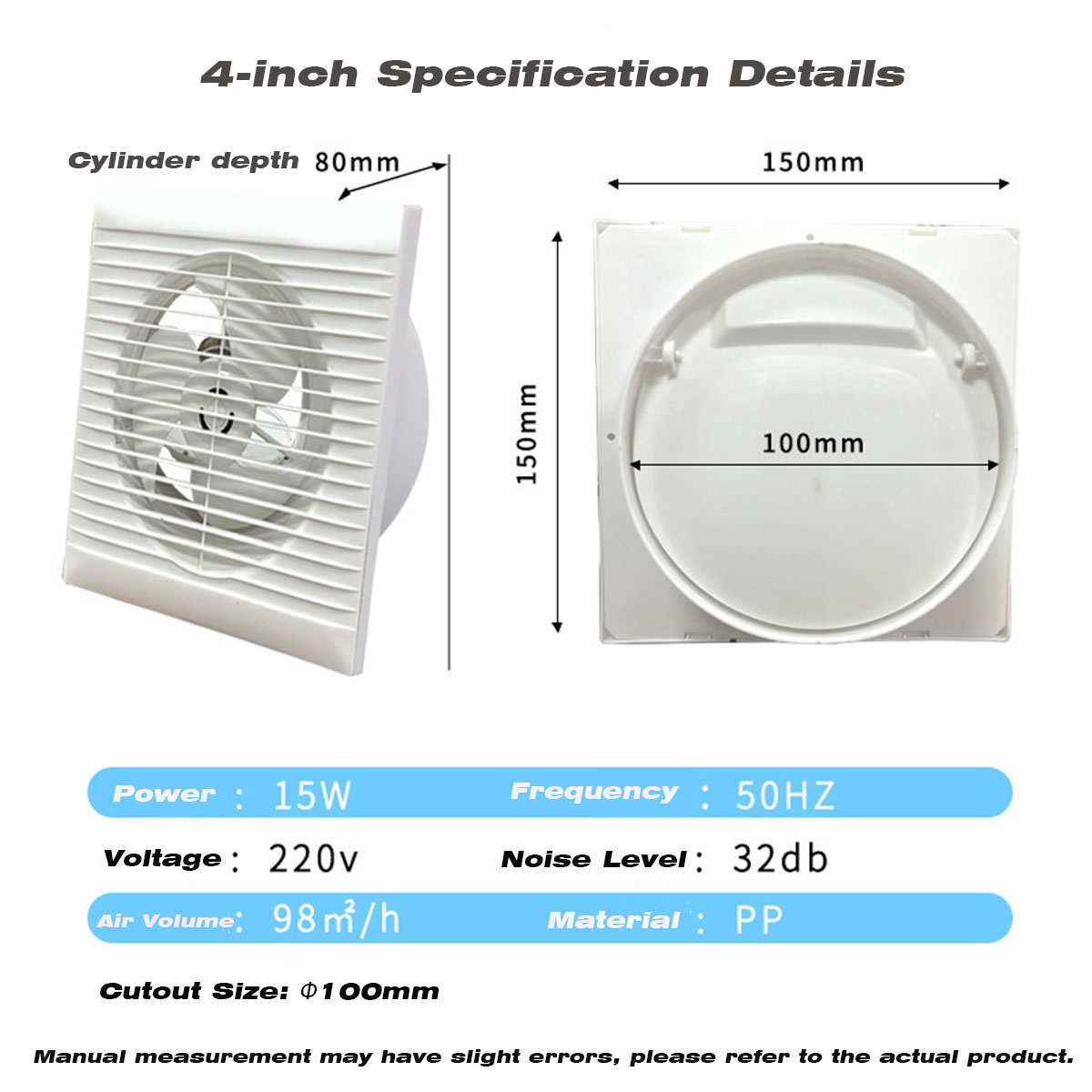 4/6/8 inch Ultra-thin Ventilat - огляд і ціна Ceiling Fan Mount