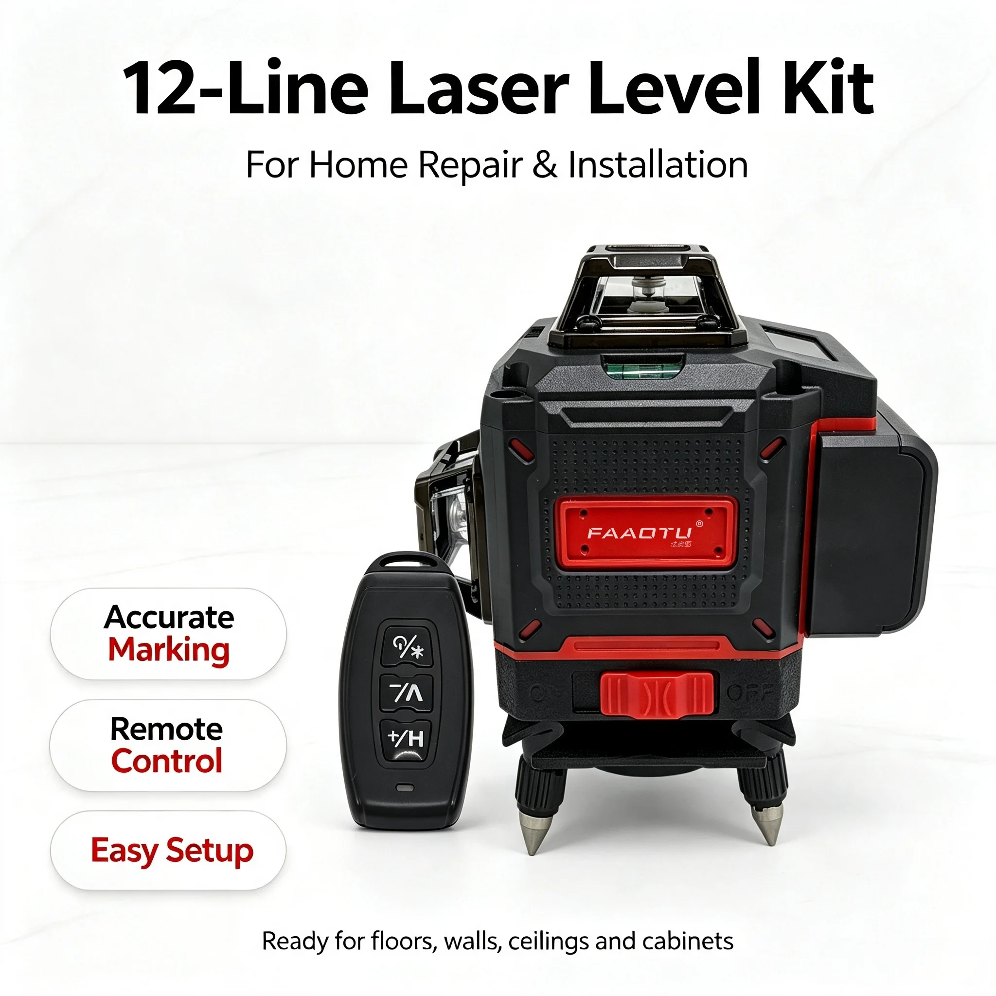 FAAOTU Digital 360-Degree Cros - огляд і ціна Level Laser Line