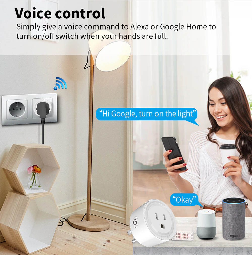 Tuya WiFi Or Zigbee Smart Sock - огляд і ціна Home Improvement Outlet