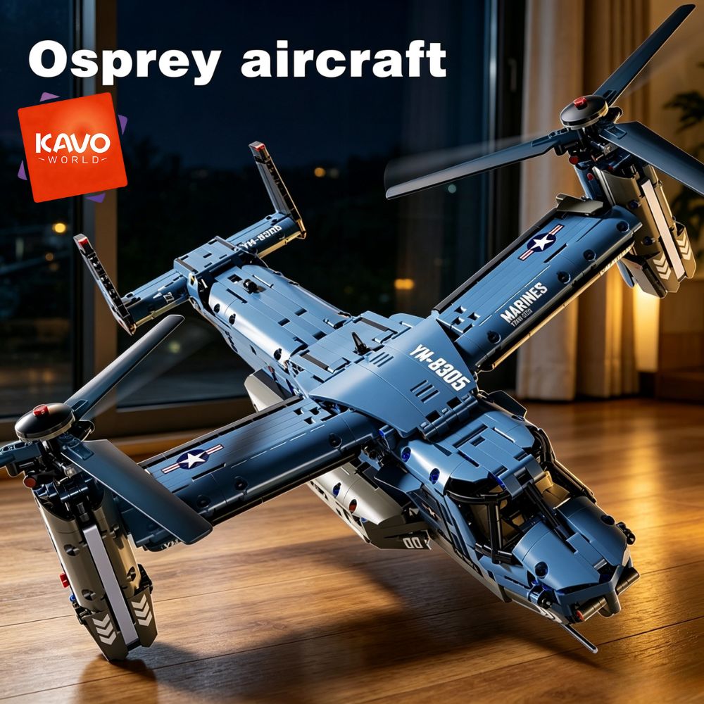 KAVOWORLD 1486PCS V-22 Osprey  - огляд і ціна Home Improvement By