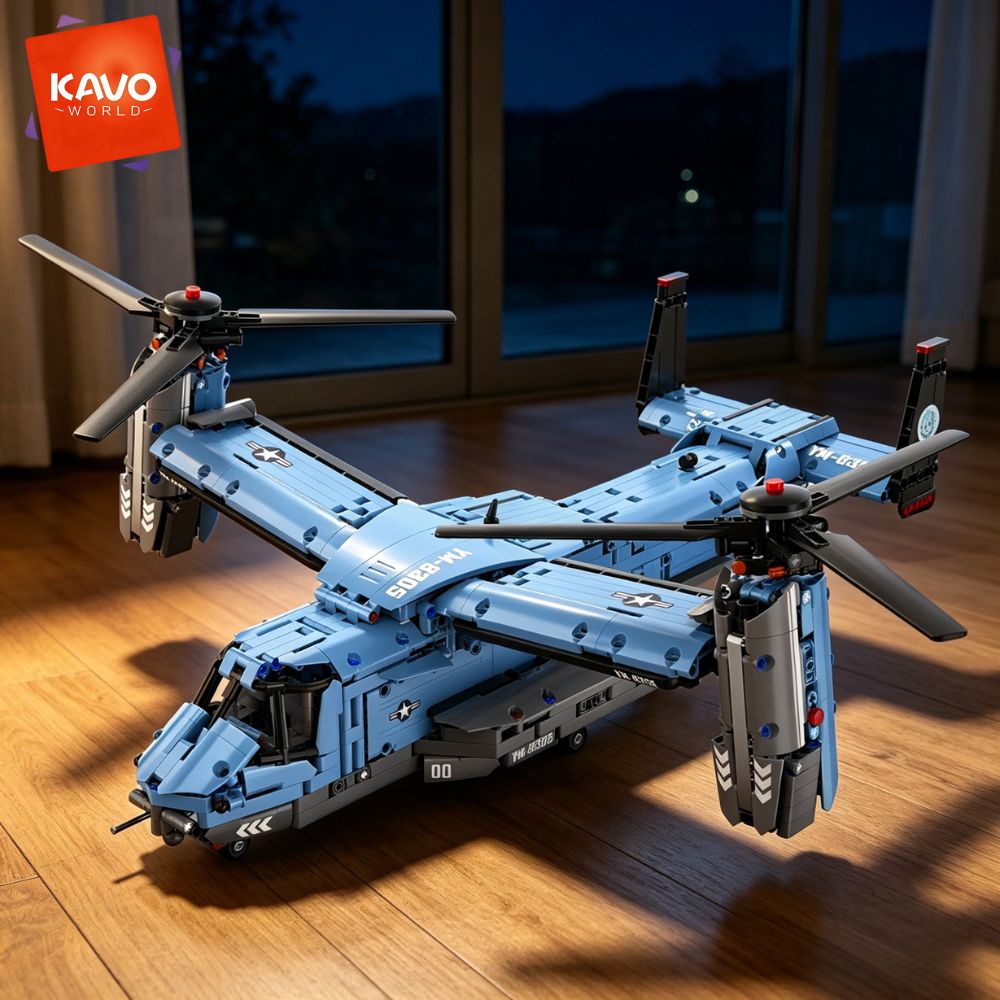 KAVOWORLD 1486PCS V-22 Osprey  - огляд і ціна Home Improvement By