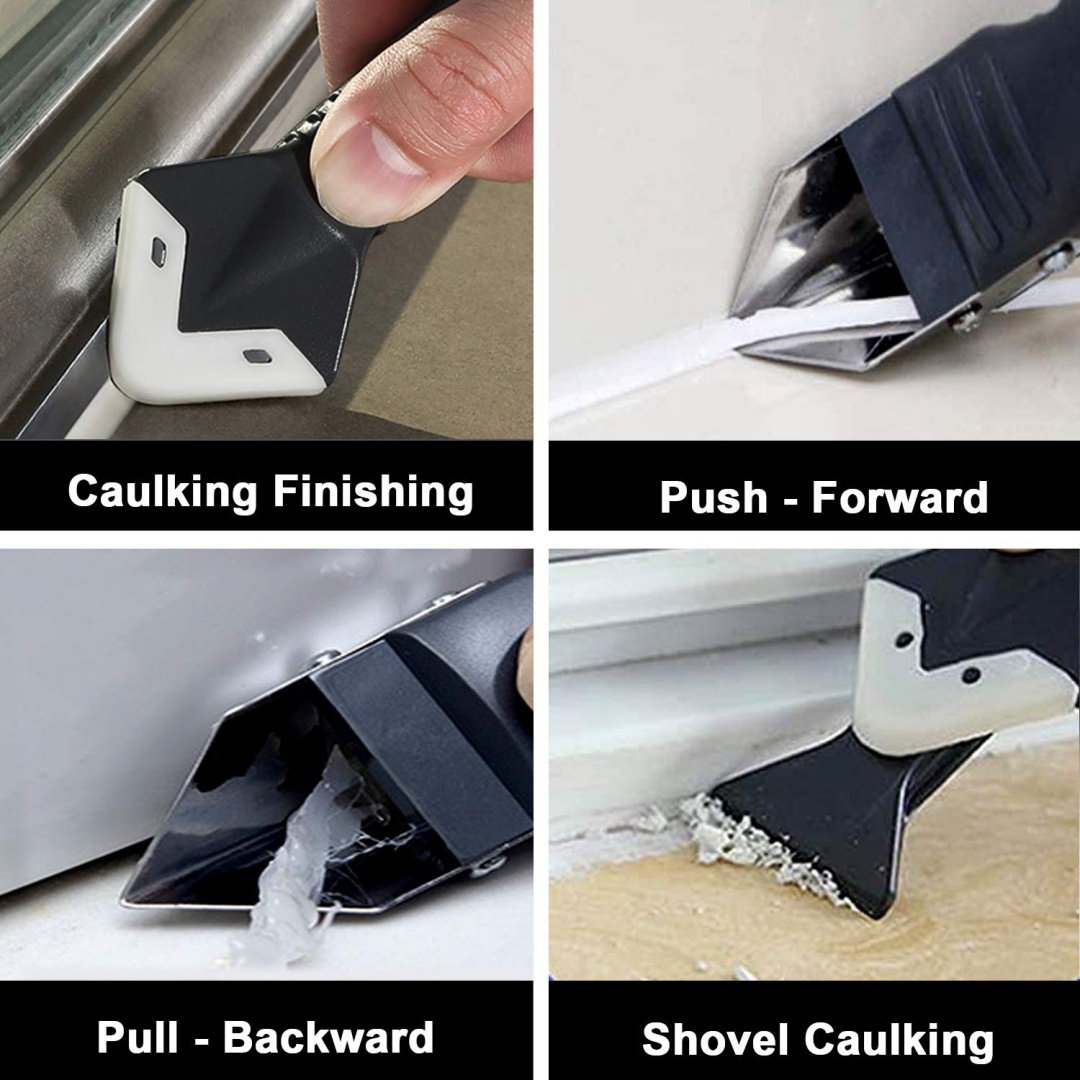 Silicone Caulking Tool Kit，Gla - огляд і ціна Bathroom Caulk Siliconized